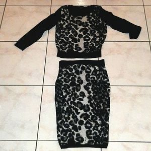Vintage le Château | Business Leopard Set | XS